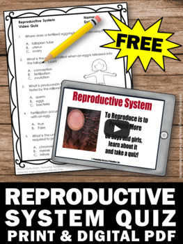 free reproductive system video quiz 5th grade science distance