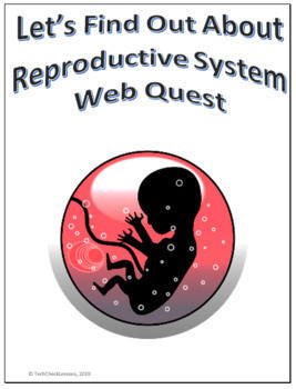 Preview of Reproductive System Science Webquest for Google Apps - Internet Activity