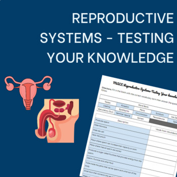 Preview of Reproductive System - Testing Your Knowledge