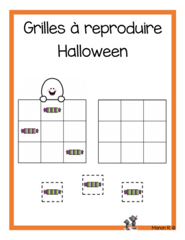 Reproduire Une Grille Halloween By Manon Rodrigue Tpt