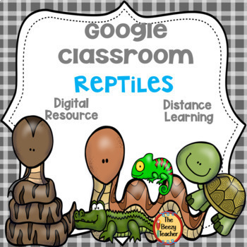 Preview of Reptile Fact Booklet Digital Resource Distance Learning