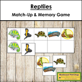 Reptiles Match-Up and Memory Game (Visual Discrimination &