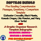 Reptile Readings, Infographic, & More Bilingual Bundle for