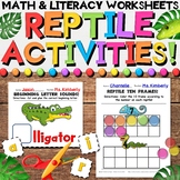 Reptiles Worksheets | Teachers Pay Teachers