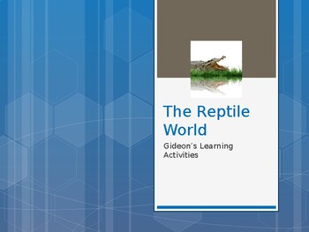 Preview of Reptile World-All about Alligators, crocodiles, turtles, tortoise and snakes.