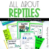 Reptiles Unit: Fact Pages, Life Cycle, Interactive Noteboo