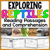 Reptiles - Animal Reading Passages and Comprehension Worksheets