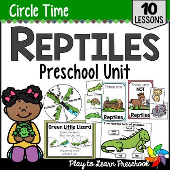 Preview of Reptile Activities & Lesson Plans Theme Unit for Preschool Pre-K