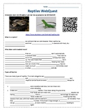Reptiles WebQuest