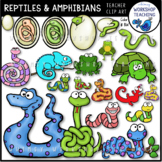 Reptiles and Amphibians Clip Art