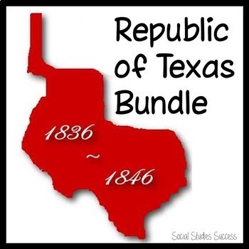 Preview of REPUBLIC OF TEXAS BUNDLE with Google Slides