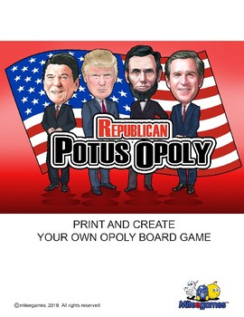 Preview of Republican POTUS Opoly (monopoly)