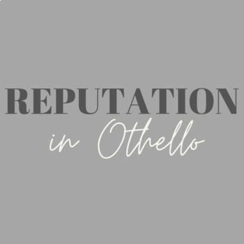reputation in othello