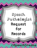 Request for Records |  Free Speech Therapy Organization To