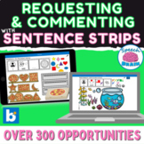 Requesting and Commenting with Visual Sentence Strips I Wa