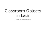 Res Scholae Latine: Classroom Objects in Latin