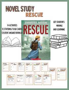 Preview of Rescue  - Jennifer Nielsen- Novel Study