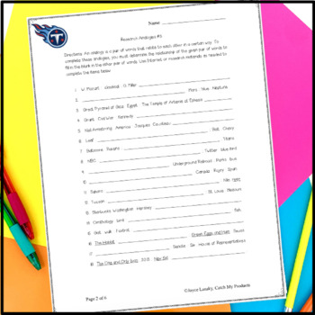 research skills worksheets