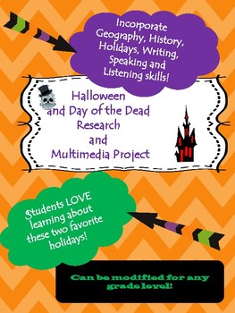 Preview of Research Based Halloween & Day of the Dead Project