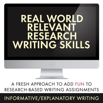 Preview of Research-Based Writing for Teens, Use Blog Approach to Practice Research, CCSS