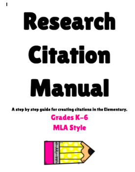 Preview of Research Citation Manual