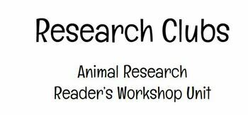 Preview of Research Clubs: Elephants, Penguins & Frogs, Oh My! Google Slides
