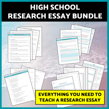 Preview of Research Essay Project Bundle: Evaluating Credible Sources, Essay Outline