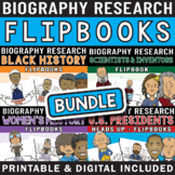 Research FlipBook BUNDLE | Scientists, U.S. Presidents, Bl
