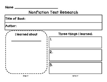 Preview of Research Graphic Organizer