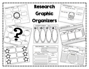Preview of Research Graphic Organizers