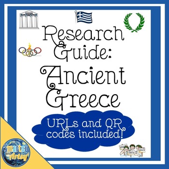 Preview of Research Guide with QR Codes for Ancient Greece