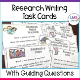 Research Topic Task Cards for Informational Writing