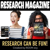 Research Writing - create a magazine instead of a research essay