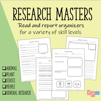 Preview of Montessori Research Organizers for Beginning Readers and Writers