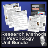 Research Methods & Statistics Unit Bundle: PPT, Test, Acti