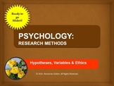 Research Methods in Psychology