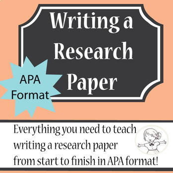 Preview of Research Paper Complete Unit - APA Style 7th Edition