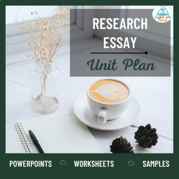 Preview of Research Paper Essay Complete Unit Teaching Pack--CCSS