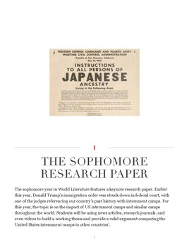 research paper on japanese internment camps