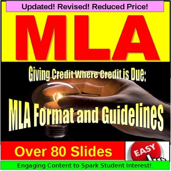Preview of MLA Formatting and Citations PowerPoint, Google Slides