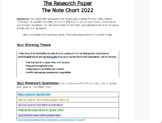 Research Paper Note Chart