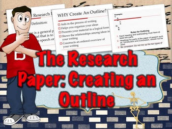 Preview of Research Paper: How to Write an Outline with Google Slides