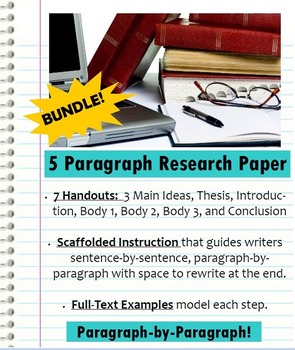 Preview of Research Paper Pack - Paragraph by Paragraph