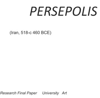 Preview of Research Paper Persepolis with Sources