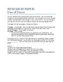 Research Paper Use of Force