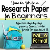 Research Paper for Beginners - MLA