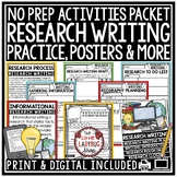 Research Paper Writing Graphic Organizers, Biography Repor