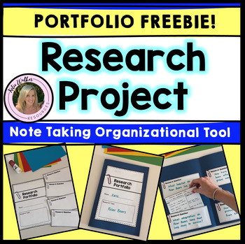 Preview of Research Portfolio Freebie