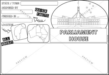 Preview of Research Poster - Australian Parliament House ~ INTERACTIVE ~