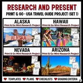 Research & Present: USA Travel Guide Project Bundle (Set 1)